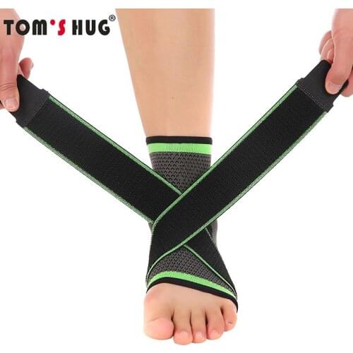 1 Pcs Ankle Support Ankle Brace Pressurizable Protect Bandage Foot Anti Sprain Nylon Ankle Ankle Weights Bicycle Ankle Guard