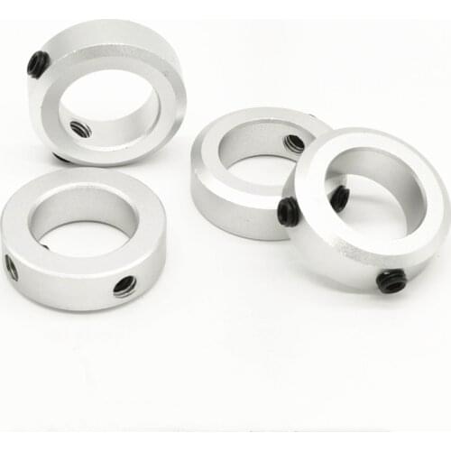 1PCS Retaining Ring Aluminum alloy Stop Collar Stop Screw Type Shaft Retainer Locator Bearings Hardware Power Transmission Parts