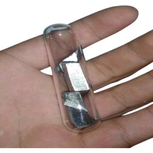 10g Metal Europium Specimen-99.95% Pure Rare Earth Metal Eu- Glass Seal