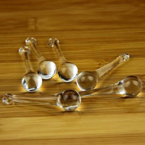 20pcs 20*80mm clear raindrop pendants