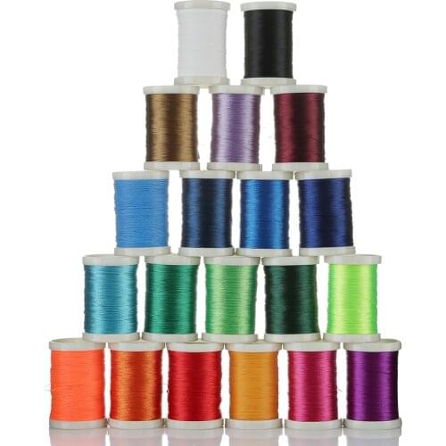 5pcs/lot 150M Rod Guide Tying Thread 150D Braided wire Polyester Fiber Material Guide Ring Fasten Line Rod DIY Build Accessory