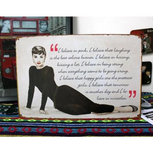 50pcs/lot Metal Sign shabby chic Vintage signs metal wall art House Cafe Bar Vintage Metal signs office decoration G-40