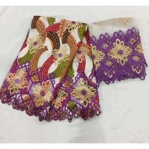 African brocade brocade bazin riche with nigerian gele headtie 2018 latest cotton bazin riche lace fabric for party 5+2yard/lot