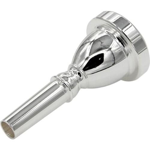 Large Mouth Large Holding Mouthpiece TUBA Mouthpiece Silver Plated Bass Large Mouthpiece