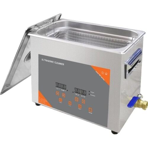 FanYing 6L 180W Digital Ultrasonic Cleaner Bath Heated Timer Degas For Metal Carburetor Injector Brass Auto Parts Engine
