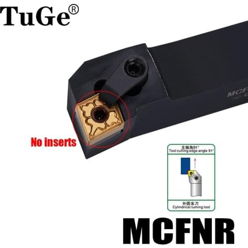 External Turning Tool Holder MCFNR1616H12 MCFNR2020K12 MCFNR2525M12 Lathe Tool Cutting Angle 91 Cutter Holder No with Insert