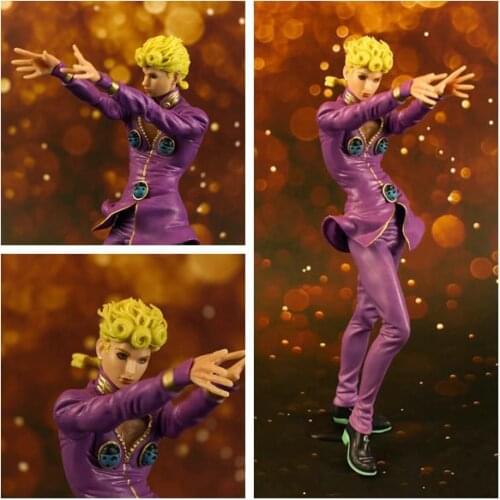 2021 hot 28cm JOJOs Bizarre Adventure Giorno Giovanna Action figure toys doll collection Christmas gift with box