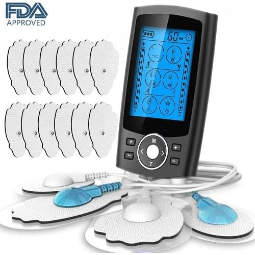 24 Modes Electric TENS Relax Muscle Stimulator EMS Acupuncture Body Massage Digital Therapy Slimming Machine Electrostimulator