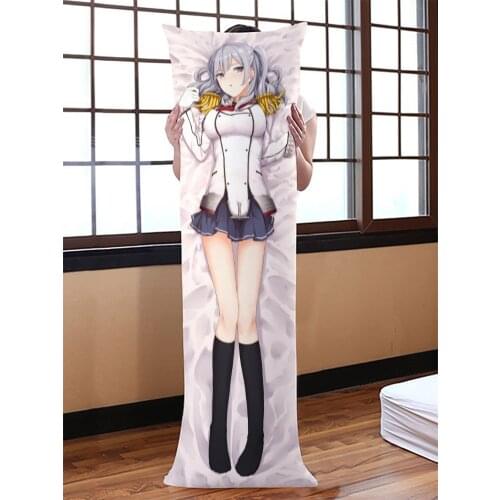 Kantai Collection Dakimakura Body Pillow Case Genshin Impact Diluc Decorative Cover Home Decoration Pillowcases Printed Long