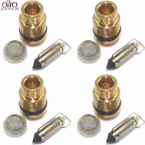 For FZR750 1987-1988 FZR 750 Motorcycle carburetor repair kit floating needle seat valve parts