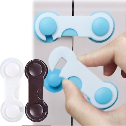 New 1PC Children Security Protector Baby Care Multi-function Child Baby Safety Lock Cupboard Cabinet Door Drawer Safety Locks