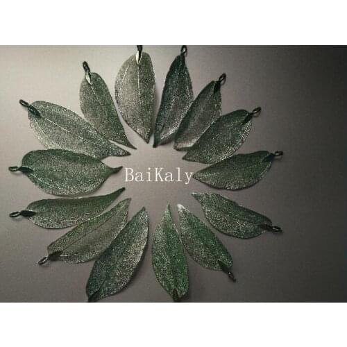 Wholesale Leaf Charms for women earrings necklace gift Jewelry Making pendants fashion jewelry charms diy women accessories