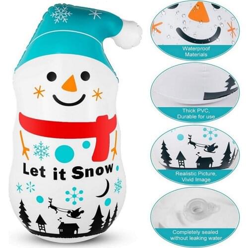 The Manufacturer Supplies Pvc Inflatable Snowman, Blowing Air, Christmas Scene Layout Props Cartoon Air Model Lovely Snowman