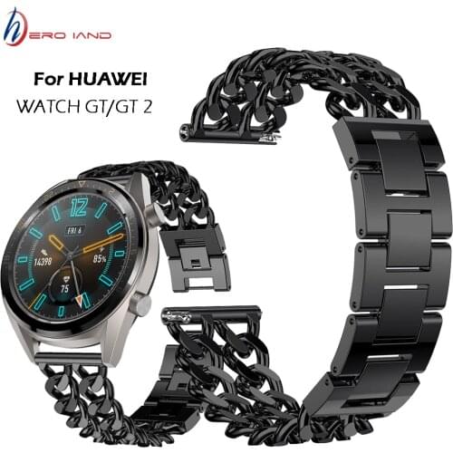 Metal Wrist Strap For HUAWEI WATCH GT /GT 2 46mm/GT Active Band Bracelet for HONOR Magic Replaceable accessories Watchbands