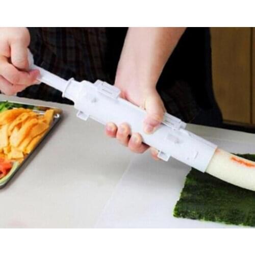 Sushi Maker Roller Rice Mold Sushi Bazooka Vegetable Meat Rolling Tool Diy Sushi Making Machine Kitchen Sushi Tool