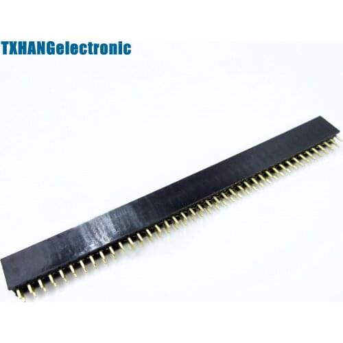 5pcs 2.54mm 2* 40 Pin Female Double Row Pin Header Strip diy electronics