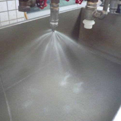 Stainless Steel Spiral Cone Spray Water Nozzle Sprinkler Heads 0.25inch