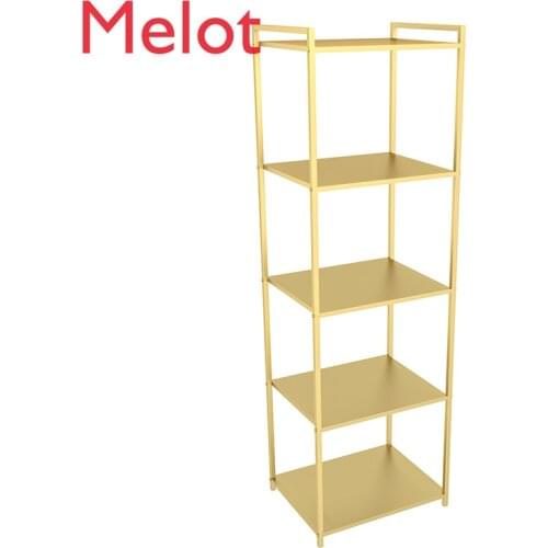 Customized Nordic Style Storage Rack INS Floor Partition Storage Bedroom Kitchen Multi-Layer Storage Rack Living Room Bookshelf