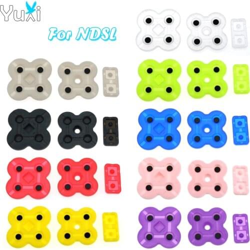 YuXi Conductive Rubber Button Pad 3 in 1 Replacement Part For Nintend DS Lite For NDSL Silicone Buttons