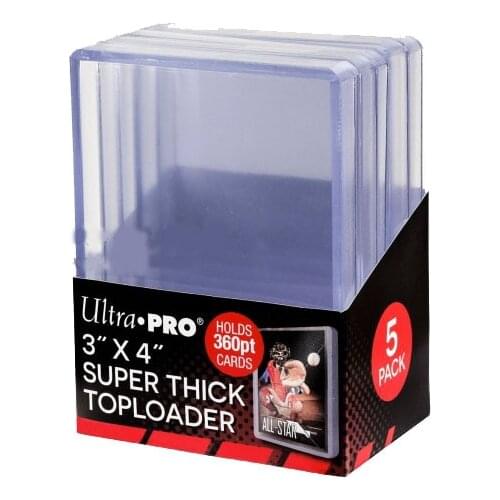 5PCS/Pack 360PT Ultra pro Card Clips Card Protector Card Holder Card Sleeves for Football Basketball Star Cards