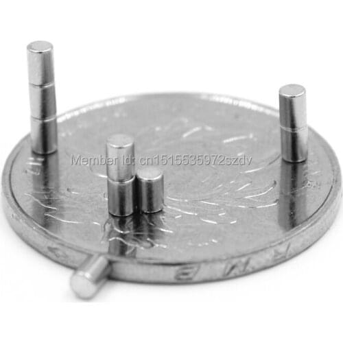 5000pcs Strong Round Dia 2mm x 3mm N35 Rare Earth Neodymium Magnet Art Craft Fridge 2x3mm