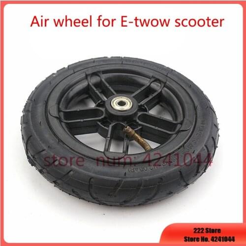 8 Inch Inflated Wheel For E-twow S2 Scooter M6 Pneumatic Wheel With Inner Tube 8" Scooter Wheelchair Air Wheel Can Loading 100Kg
