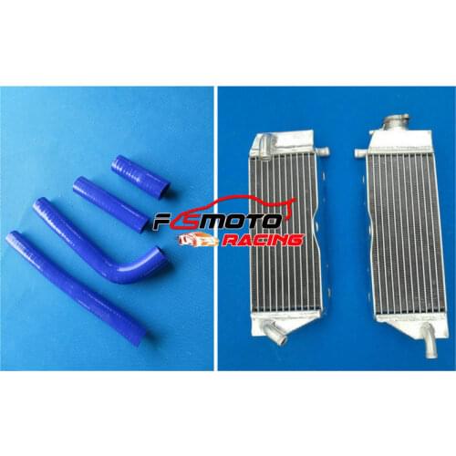 ALUMINUM RADIATOR + SILICONE RADIATOR HOSE for YAMAHA YZ400F 1998 1999 2000