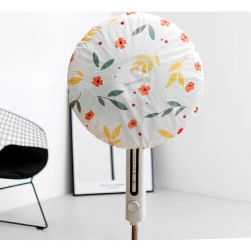 1 Piece 45cm in Diameter Household Floor Electric Fan Dust Cover Waterproof Dustproof Stand Fan Round Full Package Storage Bag