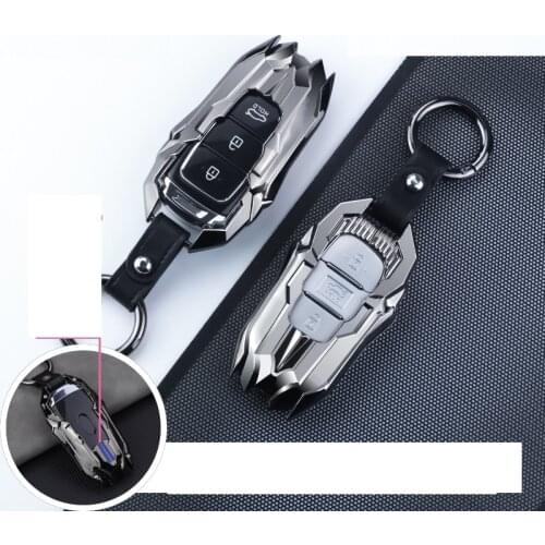 Zinc alloy Car Remote Key Cover case For Hyundai i30 Ix35 KONA Encino Solaris Azera Grandeur Ig Accent Santa Fe 2017 2018 2019
