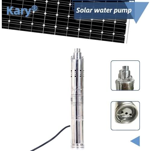 Dc 24v lift 120m flow 3000L/H solar water pump for deep well by Kary low price