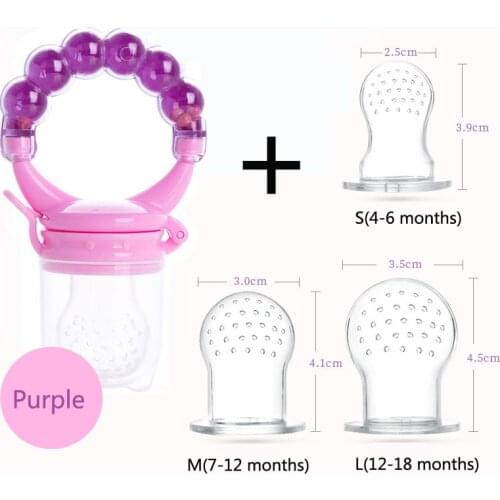 Baby pacifier fruit feeder holder Silicone Infant Nipple Soother Toddler Kids Pacifier Feeder For Fruits Food Grade BPA Free