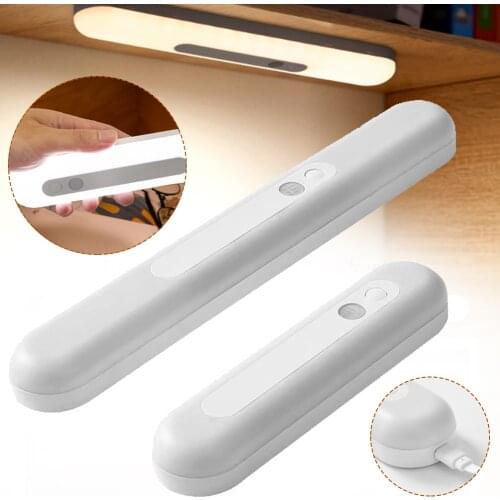 LED Closet Light 32/56 LED Motion Sensor Night Light Rechargeable Indoor Light for Staircase under Closet Cabinet Aisle Lighting