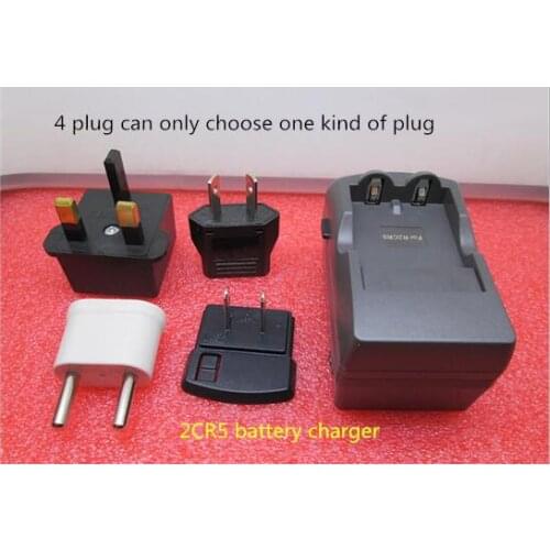 HOT NEW 2CR5 6V camera battery charger rechargeable lithium battery charger