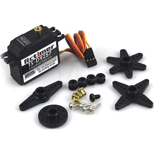 Rctimer D9257MG Coreless Motor Metal Digital Servo 25g 6.3kg 0.07sec 9257MG