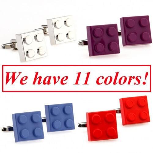 Can Mix Colors) Fashion Designer Cufflink Brand Cuff Link 15 Pairs Wholesale Free Shipping