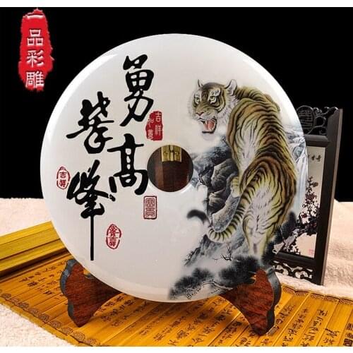 Give leadership gifts to send customers customized gifts logo high-grade practical handicraft decoration living room Home Furnis