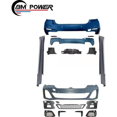 NEW 5 SERIES TO LCI STYLE BODY KIT with bumper rear diffuser side skirts 5series G30 G38 to 2021 new LCI auto parts
