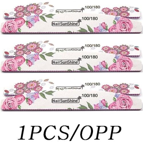 Individual Package 50 Pcs/Lot Nail File Nail Polish Sanding Buffer Block 100/180 Washable Pedicure Manicure Polishing Tools New