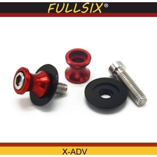 For HONDA XADV750 XADV 750 2017 2018 X-ADV Motorbike CNC 8MM M8 Motorcycle Stands Screws Swingarm Spools Slider Stand