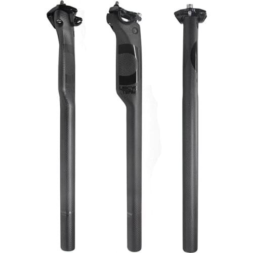 Ullicyc Semicircle External Standard Sticker Seatpost Mountain Bike Carbon Seatpost 3K matte Full Carbon Fibre Bicycle Seatpost
