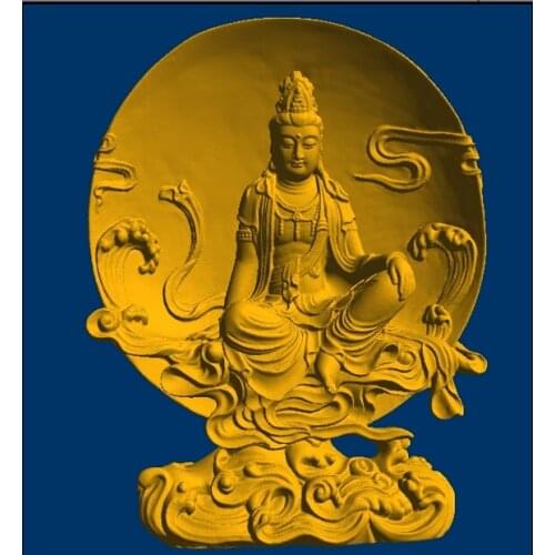 3D Relief model in STL format Goddess Of Mercy_9