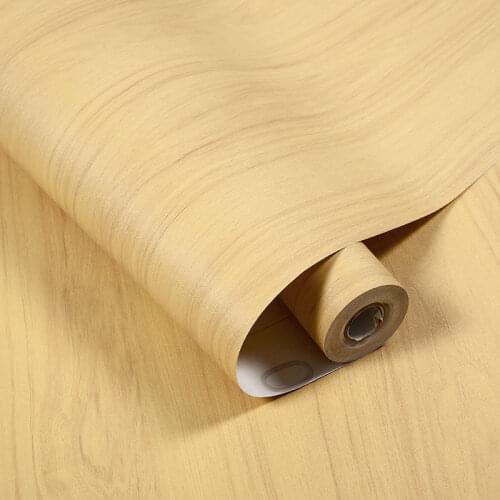 DIY Wood Plank Wallpaper Self-Adhesive Shiplap Brown Peel and Stick Wall Paper Removable Home Decor Vinyl Wall Covering Films