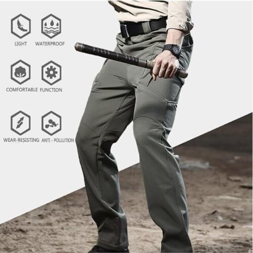 Tactical pants Men Winter Waterproof Fishing Trekking Hunting Camping Ski Hiking SoftShell Military Pant Army Trousers IX9IX9
