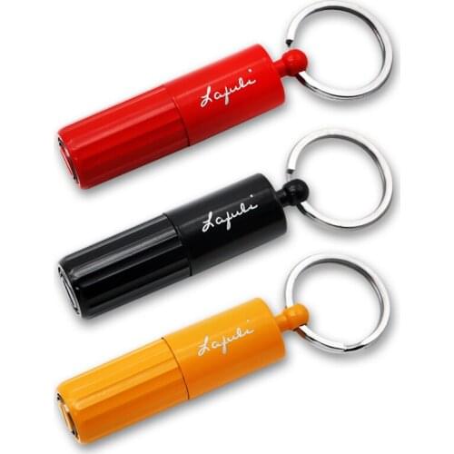 Bright color Luxury Cigar Punch Sharp Cigar Cutter Convenient to Carry with Two Size 9mm/13mm Cigar Accessory on Sale