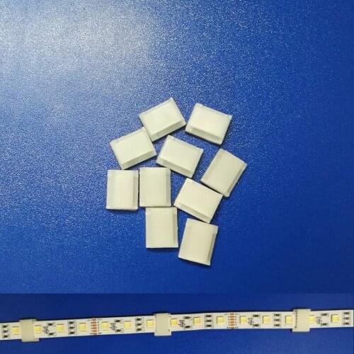 8mm 10mm 12mm Led Strip Clip Buckle Wire Clip Connector Strip Buckle PA fixer Wire Cord Clip Cable Holder Tie Clips 3M Adhesive