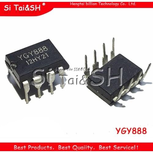 10pcs/lot YGY888 DIP-8 LCD power management chip