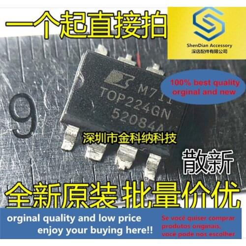 10pcs only orginal new TOP224 TOP224GN Power management integrated IC SMD SOP-8 TOP224GN
