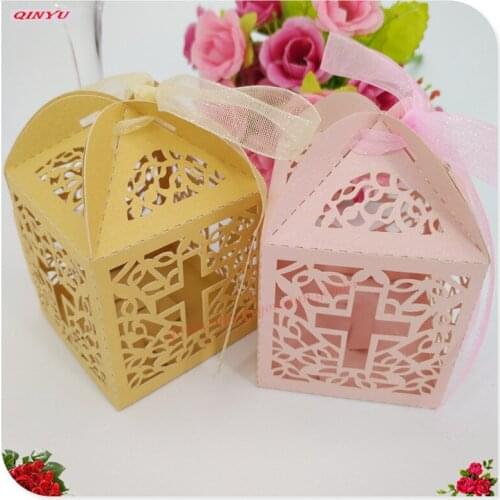 50pcs Laser Cut European Style Wedding Candy Box Hollow Butterfly Candy Bag Wedding Party Baby Baptism Supplies 6z