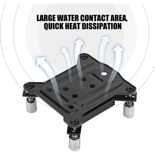 Antioxidant High Performance Copper Base Computer CPU Water Cooling Block Heat-Resistant Water Block For INTEL-POOC)