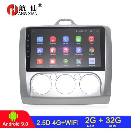 2G+32G Android 9.1 DSP IPS 2 din car radio car stereo For ford focus EXI MT 2 3 Mk2 2004 2005 2006-2011 car audio Video player